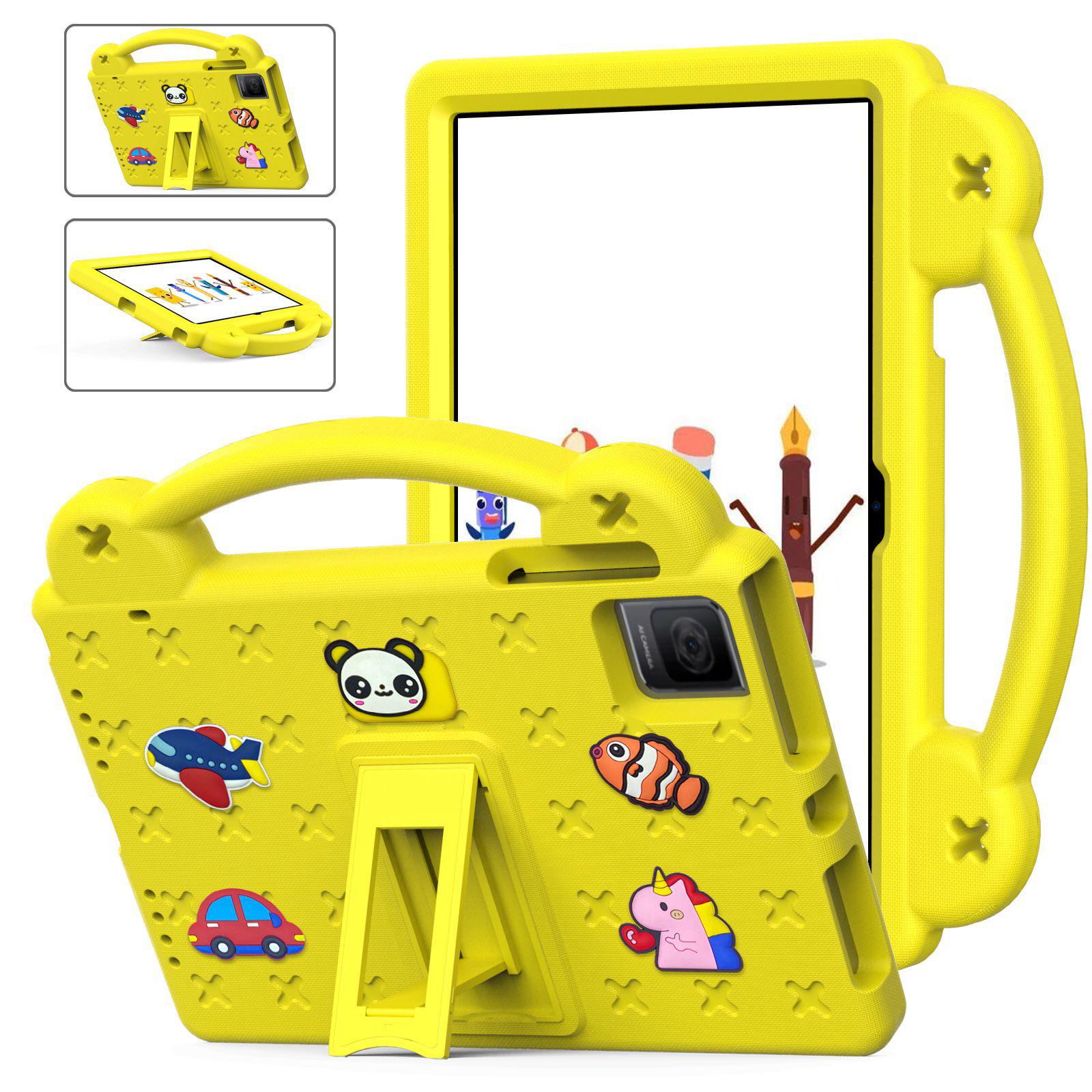 

T-Mobile REVVL Tab 10.36 Leather Cartoon Case 2023 10.36 inch жёлтый