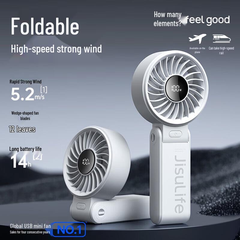 Jisu Portable Foldable Neck Fan