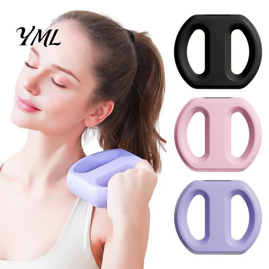 Neck And Shoulder Massager Vibration Plate Massager, Portable Cordless Waist Full Body Fascia Ring with Abdomen Belt for Back Leg Muscle Relief,
