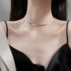 ANENJERY Women'S Fashion Jewelry Chain Necklace For Woomen Girl Delicate Shining Clavicle Chain Party Jewelry Wholesale S-N632