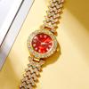 5pcs Women's Watches, Classical Amphibole Quartz Watches, Roman Fashion Simulation Watches, and Jewelry Sets