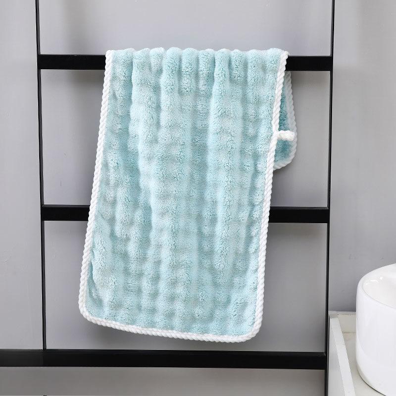 New Summer Coral Velvet Bubble Towel Wrapped In Multi-color Face Towel Soft and Absorbent Facial Towel Not Easy To Shed