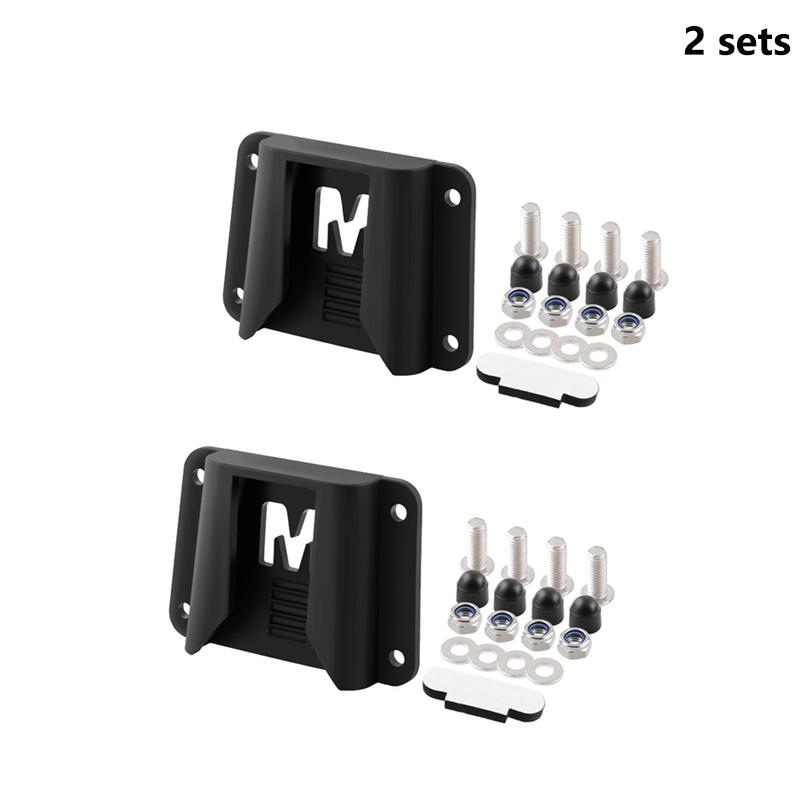 Front Bicycle Carrier Mount Adapter Bag Block Bracket Kit with Screws Firm Fixation Easy Installation for Bikers