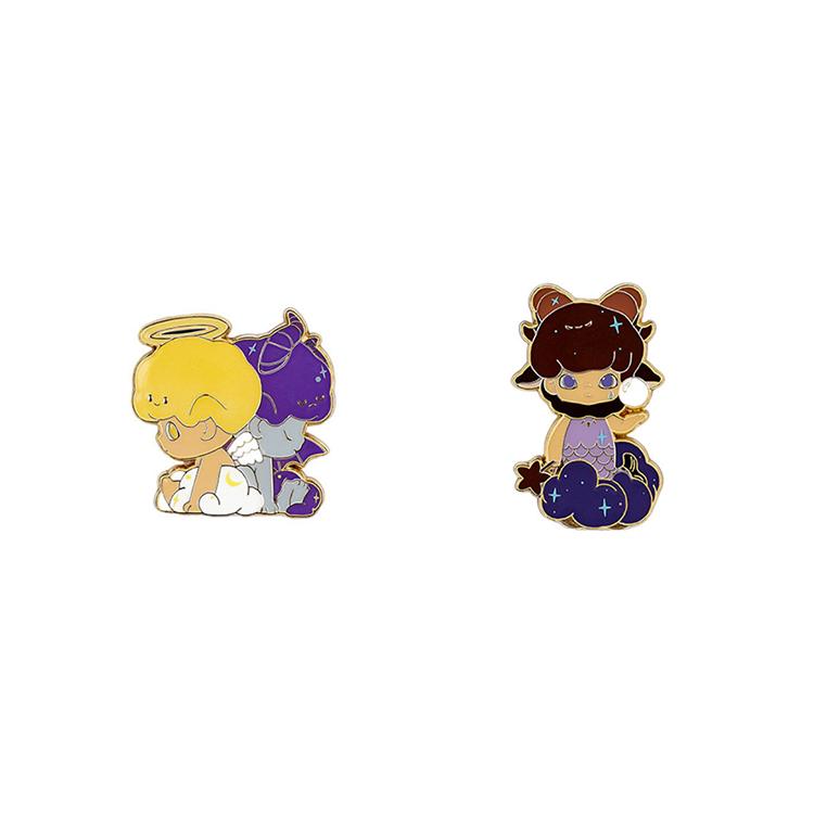 New POP MART DIMOO Constellation Collection, Badge Mystery Boxes Single Mystery Box/Full Box 12 Pcs 210100193