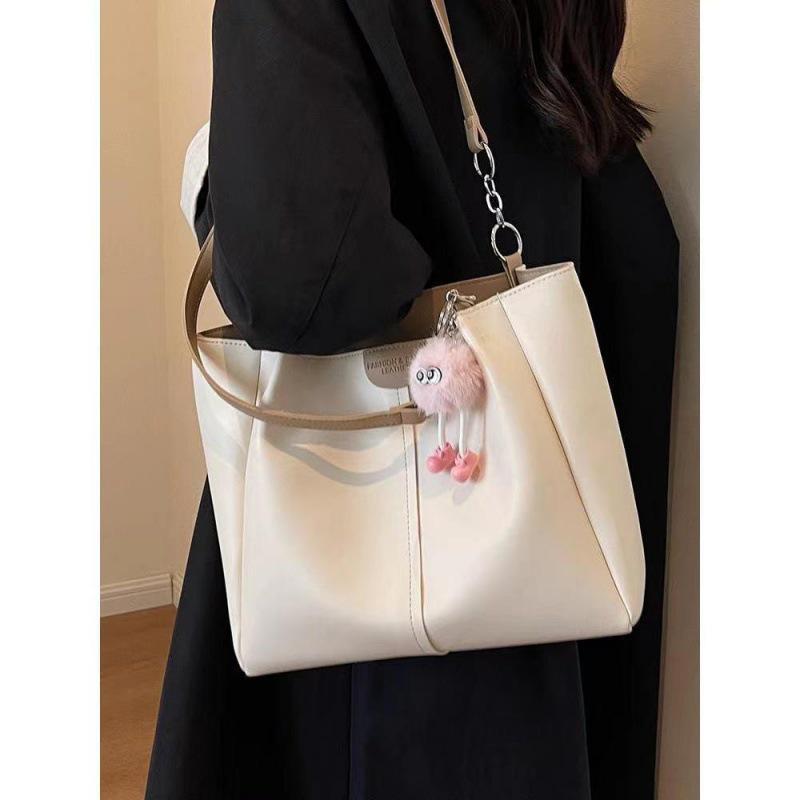 Women's Large Capacity Tote Bag - 2024 Summer Style, Versatile Single Shoulder Bag for College Students and Commuting