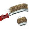 New 1pc Wire Hand Brush Set Nylon Brass Steel Brushes Clean Surface