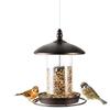 Hanging Hummingbird Feeder Large Capacity Roof Bird Feeder Waterproof Bird Food Dispenser for Outdoor Garden Yard