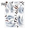 Removable Wall Decals for Kids Room Halloween Ghost Window Stickers, PVC Decals, Peel And Home Decor Stick Self-Adhesive Stickers Holiday Party
