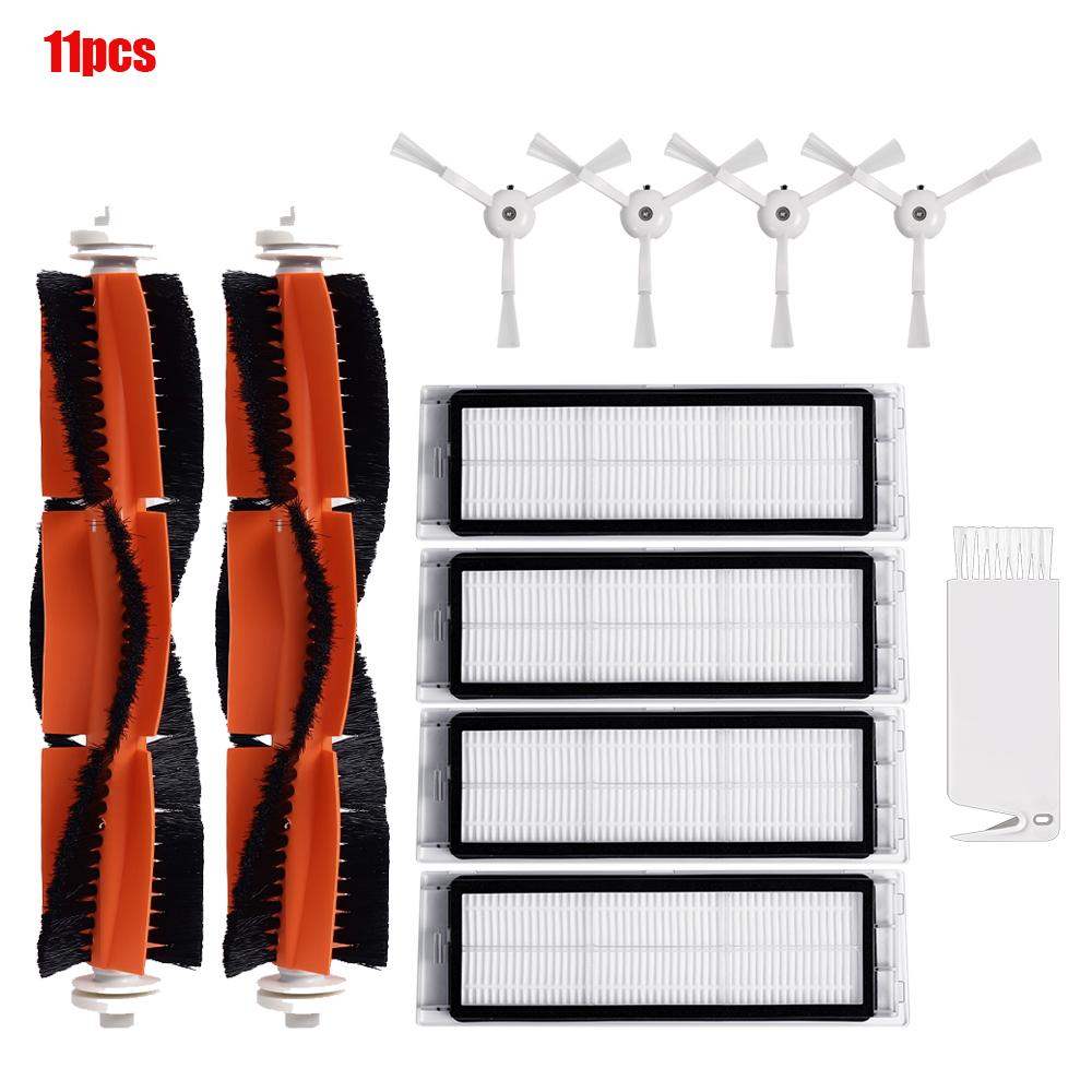 For Xiaomi 1st SDJQR03RR For Roborock S4 S5 S6 E4 E5 SDJQR01RR SDJQR02RR Parts Side Brush Hepa Filter Roller Brush Cover