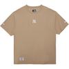 New Era MLB New York Yankees Logo Haftowana Koszulka z Okrągłym Dekoltem i Krótkim Rękawem Unisex Khaki 14341319