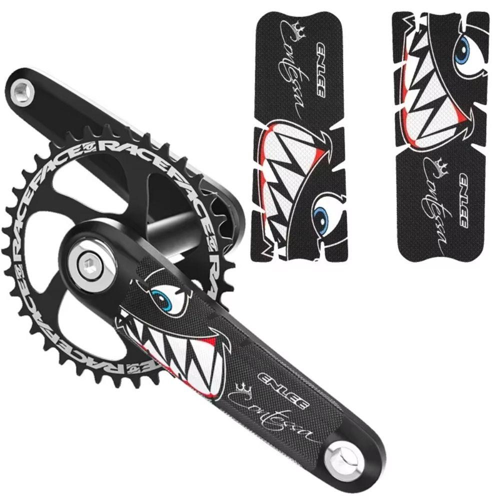 Scratch Resistant Bicycle Crank Sticker Bike Protective Sticker  Riding Accessories