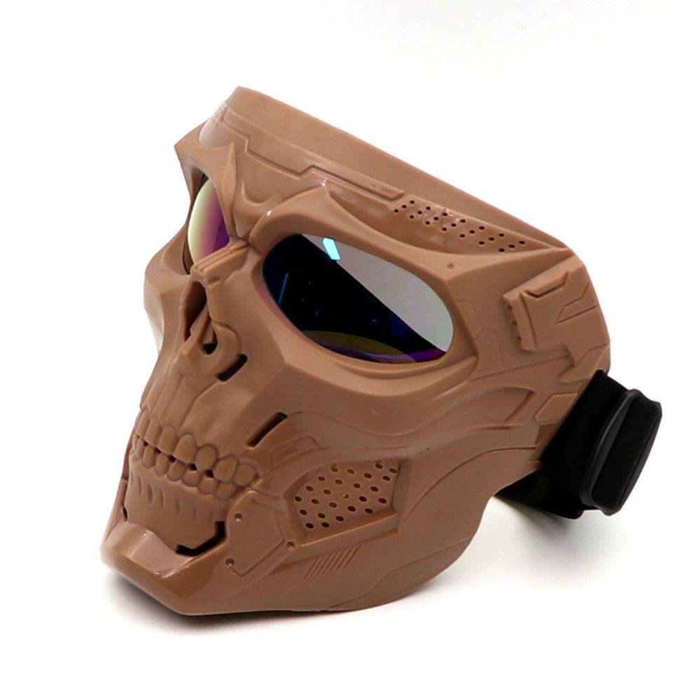 Wind Mirror Skull Ghost-shape Glasses Motorcycle Goggles Motocross Skulls Mask Riding Mask