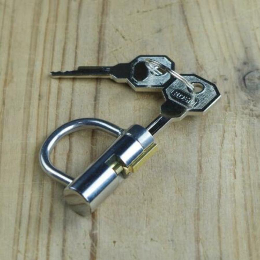 Steel PA Lock Prince Albert Piercing Male Puncture D Ring