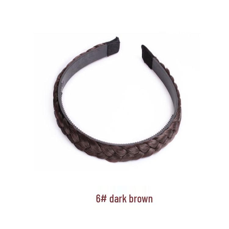 Hand-woven Braided Headband with Non-slip Plastic Teeth