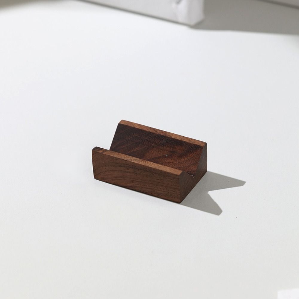 Wood Base Ring Display Rack Walnut Jewelry Photography Props Ring Holder  Jewelry Store