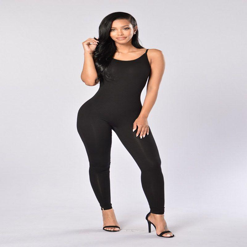Elegant Women Jumpsuit Romper With Bodycon Fit For Chic Clubwear And Party Nights