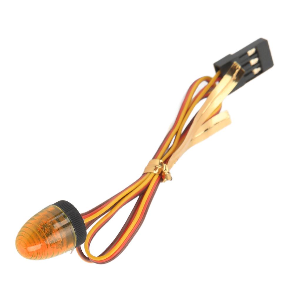 RC Car Alarming Light 5 Light Modes High Simulation Round Compact 10x15mm LED Warning Light for