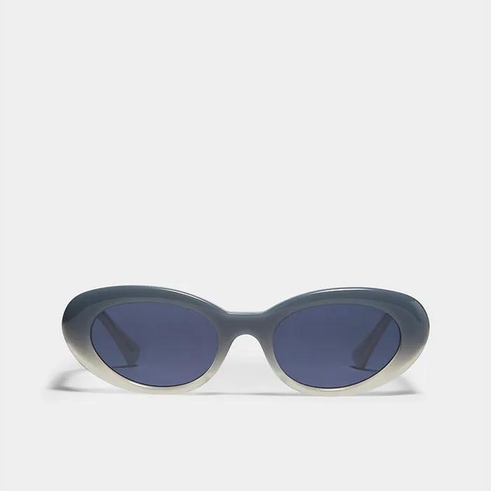 NeoRetro 5565 Hässliche Sonnenbrille C2 Mittelmeerblau