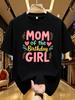 Wzm104161mom Printed Plus Size Unisexs Round Neck Summer Casual Short Sleeved Street Fashion Versatile Plus Size Tshirt