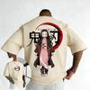 Demon Slayer Anime Printed Men, Women T-shirt Casual Pure Cotton Top Fashion Street Wear Summer Harajuku Style Y2K Breathable