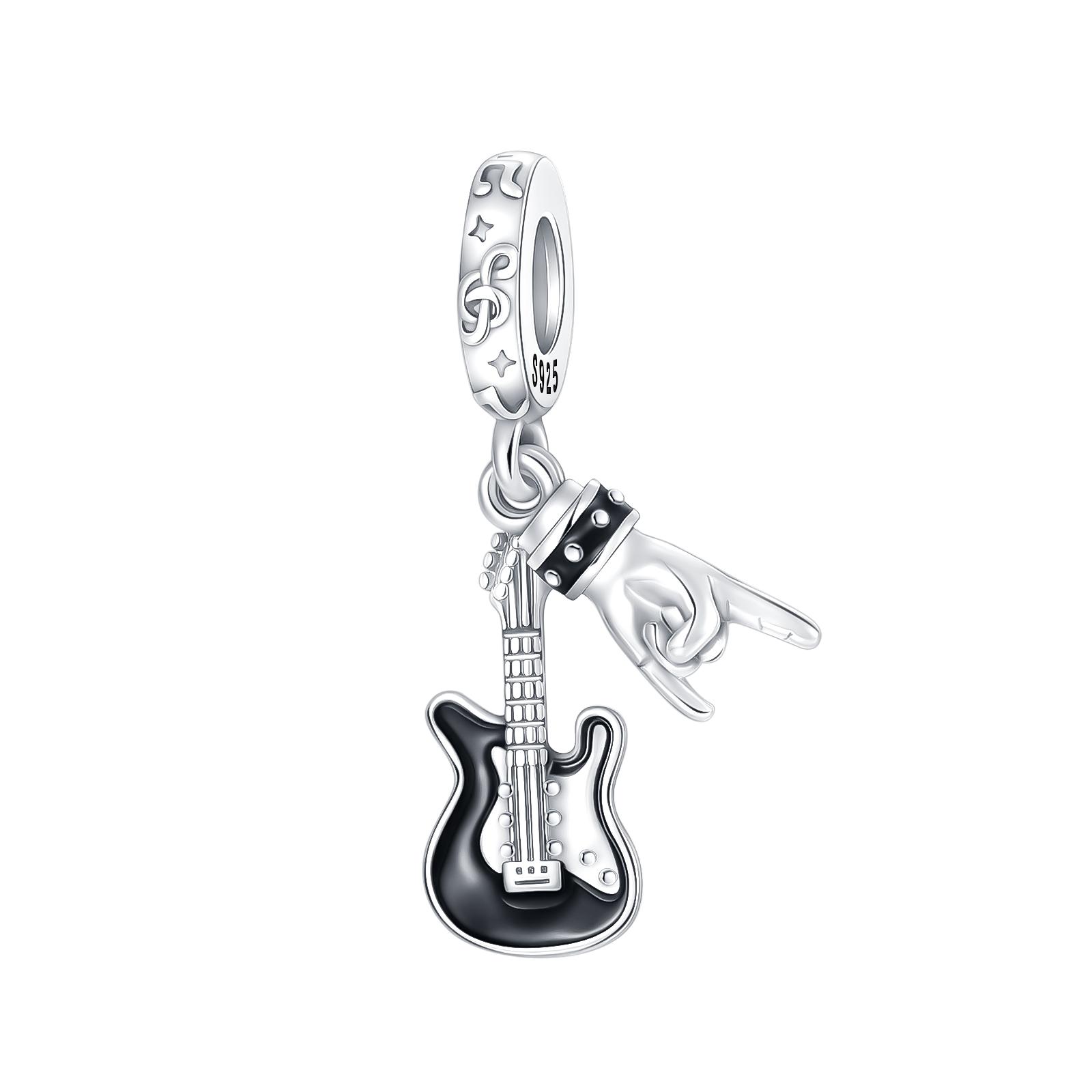 

925 silver Rock rap hip-hop pendant Dragon beads Jewelry Beads for Bracelet boutique charms gift