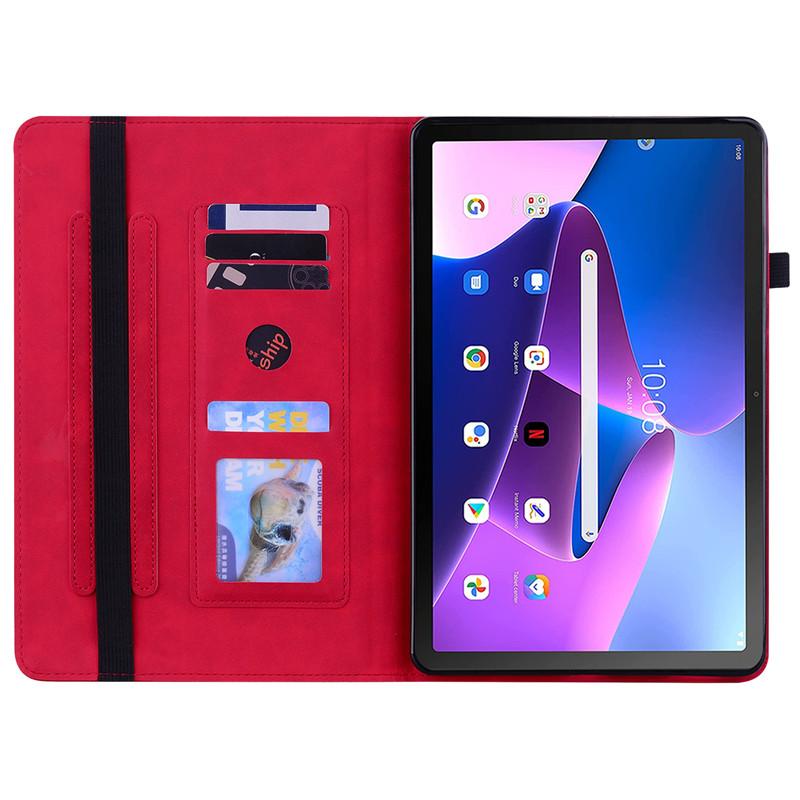 Tablet Case For Lenovo Tab M10 Plus M8 3rd Gen Case Pu Leather Soft Tpu Back Wallet Cover Tablet For Funda Lenovo M10 Fhd Plus Tb-x606f Case
