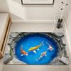 Modern Creative Carp Pond Abstract Home Bedside Rug Kitchen Bath Floor Mat Hallway Balcony Carpet Entrance Doormat Hogar Decor