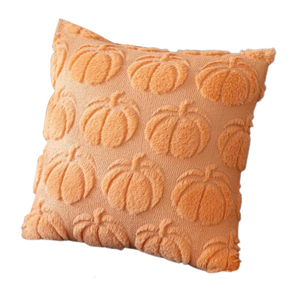 Pillows Covers With Pumpkins Pattern Breathable Comfortable Pillowcase For Office Car Home