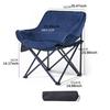 Składane Krzesło do Kempingu i Użytku Zewnętrznego z Pokrowcem