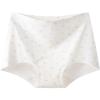 Women's Summer Thin New Printed 10A Antibacterial Crotch Seamless Ice Silk Briefs