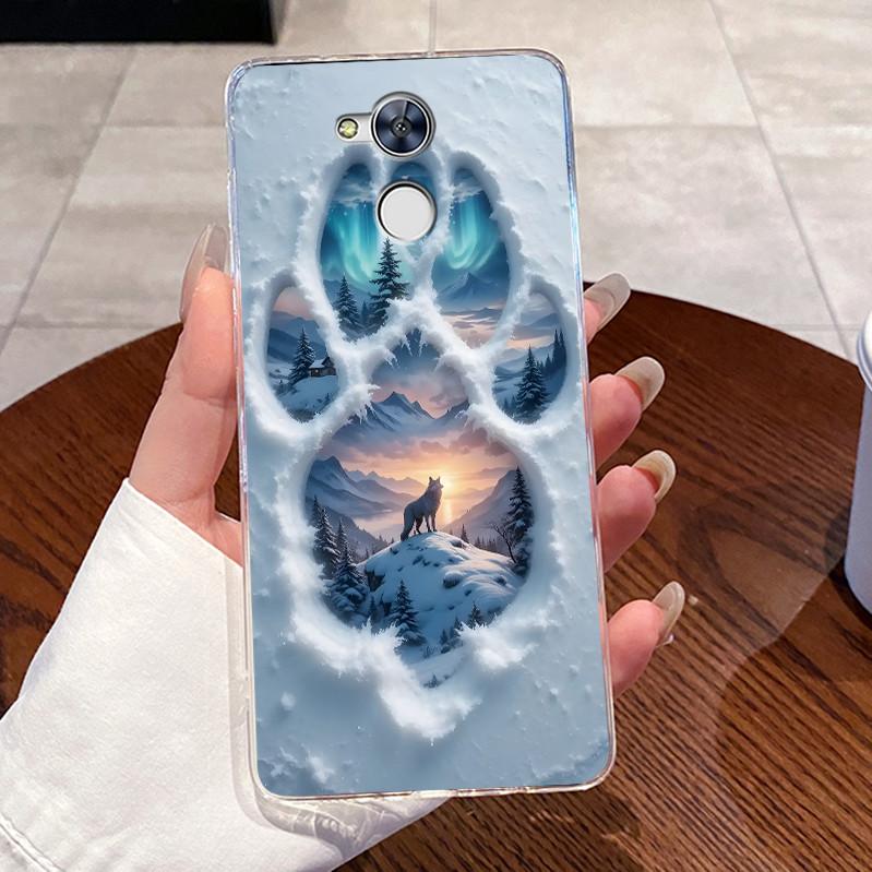 For Huawei Honor 6A / Holly 4 DLI-L42 L22 Phone Case Clear Luxury Cute Love Rabbit Funny Pattern TPU Soft Silicone Cover Casing