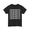 Cowboys T-Shirt, Cowboys Damen Herren Shirt