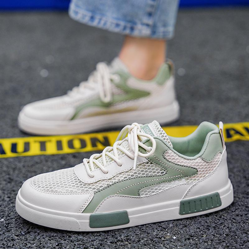 

Большой размер 47 Мужская обувь Летняя сетчатая вулканизированная дышащая обувь для ходьбы и спорта для мужчин Плоские кроссовки Модная обувь для скейтбординга 39