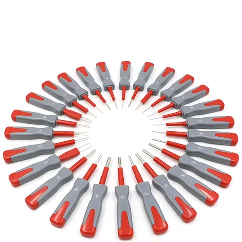 High Accuracy Metal Car Electrical Connector Pin Removal Tool with Not Slip Handle 26 Piece for Electrical System