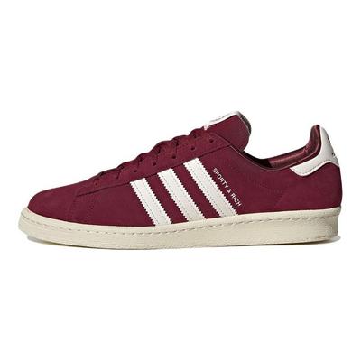 Zapatillas Unisex Sporty & Rich x Campus 80s Collegiate Burgundy Rojo Tiza-Blanco HQ6074