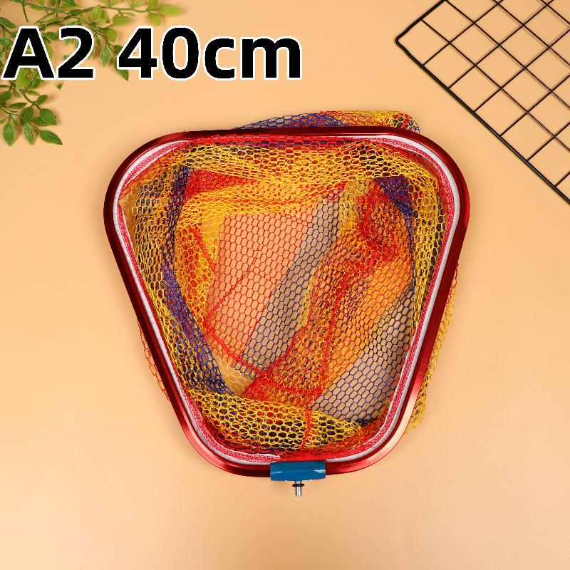 Aluminum Alloy Fishing Nets Head Fishing Scoop Colorful Fishing Hand Net Durable Ultralight Landing Net Fishing Tolls