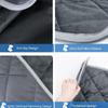 Pet Bed Mat Anti-Slip Self-Heating Dog Pad Folding Soft Warming Pet Pad Cozy Thermal Dog Crate Pad Autumn Winter