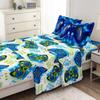 Größe Bett im Sack 3/4 Teile Gaming Bettwäsche-Set Für Jungen Blau Gamer Bettdecke Mit Bettlaken-Set Für Kinder Teenager Cool Videospiel Tagesdecke