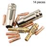 Comprehensive Tool Set 14 Pieces of MIG Welder Accessories Crafted for the Needs of the MB15 AK Including Key Components