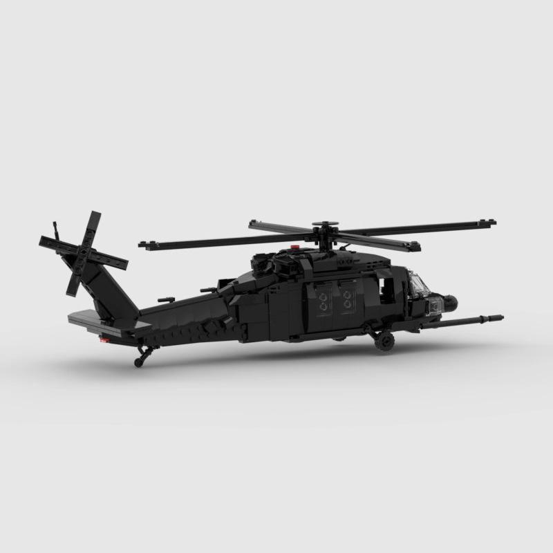 805pcs MOC UH-60 Black Hawk Helicopter Building Blocks - Large Military Aircraft Model, Kids Assembly Toy & Gift