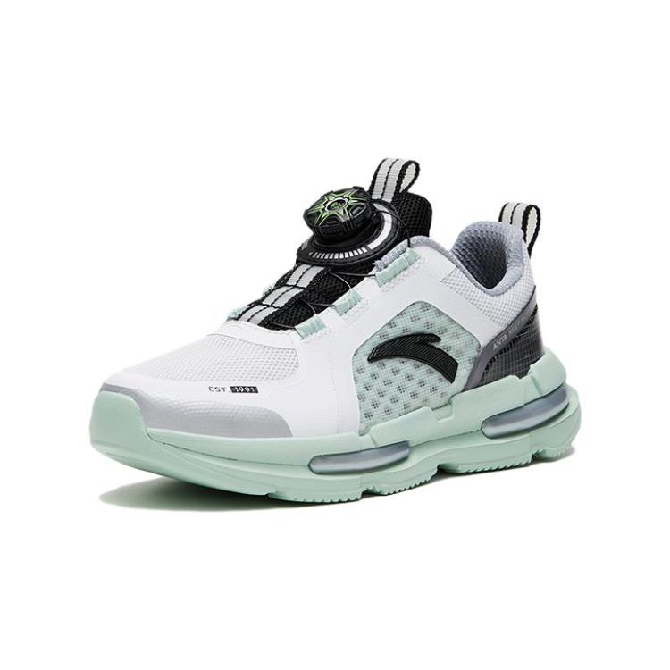 Anta Comfortable Versatile Shock Absorbing Durable Kids Casual Shoes Kids sneaker Green 312328804-2