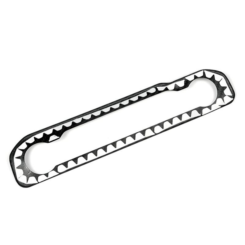 Ac29-Real Carbon Fiber Sticker Car Interior Trim Central Control Star Button Panel For Ford Mustang GT 2024 2025