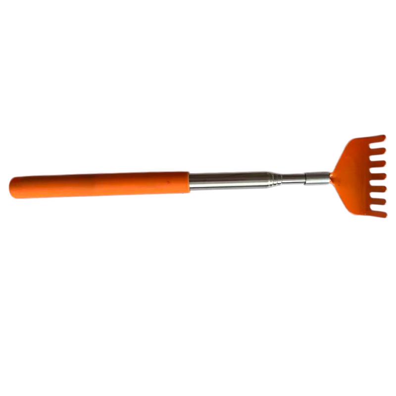 Seven-Tooth Stainless Steel Retractable Back Scratcher - Solo Use Itch Relief for Seniors