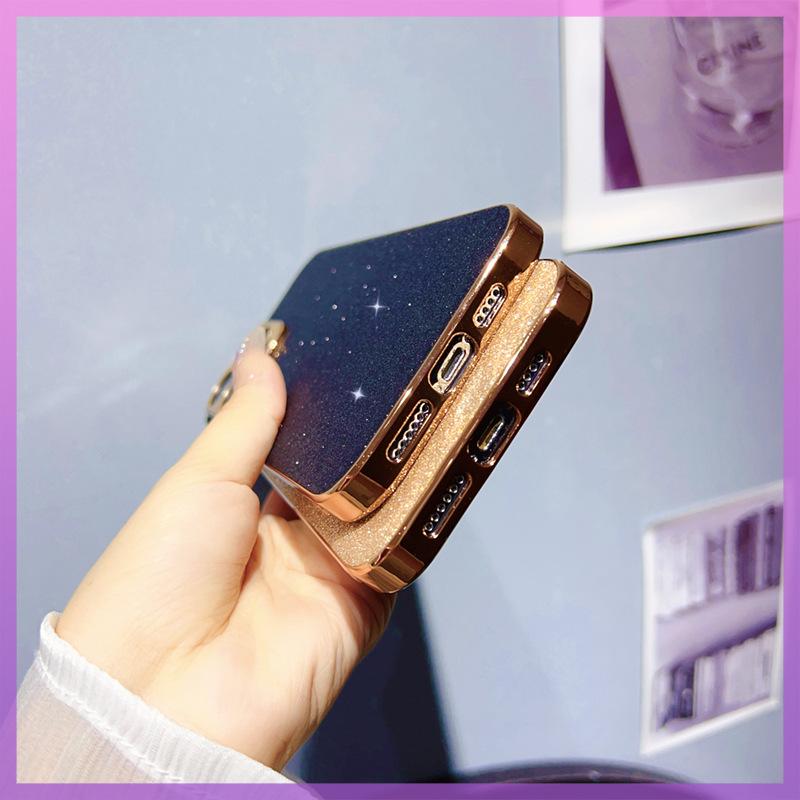 Glitter Electroplating Is Suitable for Apple 13 Phone Cases, 14promax Star Diamond High-end Feel, IPhone12 Anti-drop 11