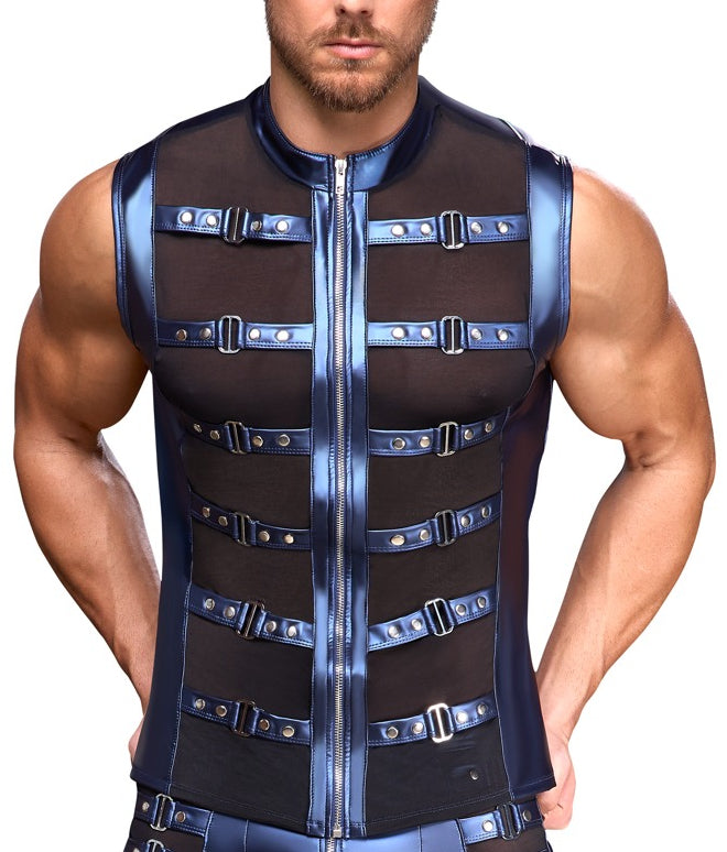 Jacket with Zip Top Eclino Metallic Blue - NEK - Sexy T-shirt