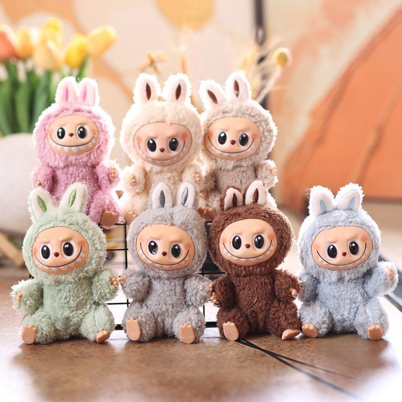 Pvc Face Cute Doll Pendant Plush Toy With Short Plush For Children
