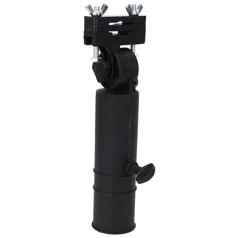 Universal Golf Cart Trolley Handle Multi Angle Adjustable Plastic Umbrella Holder Stand Black for Buggy Golf Cart or
