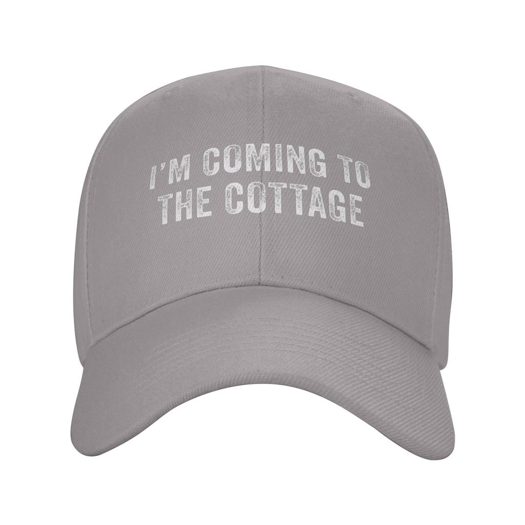 Funny Im Coming To The Cottage Baseball Cap  Outdoor Gym Wholesale Hip Hop Hats Women Men Y2k Funny Design Snapback Cap
