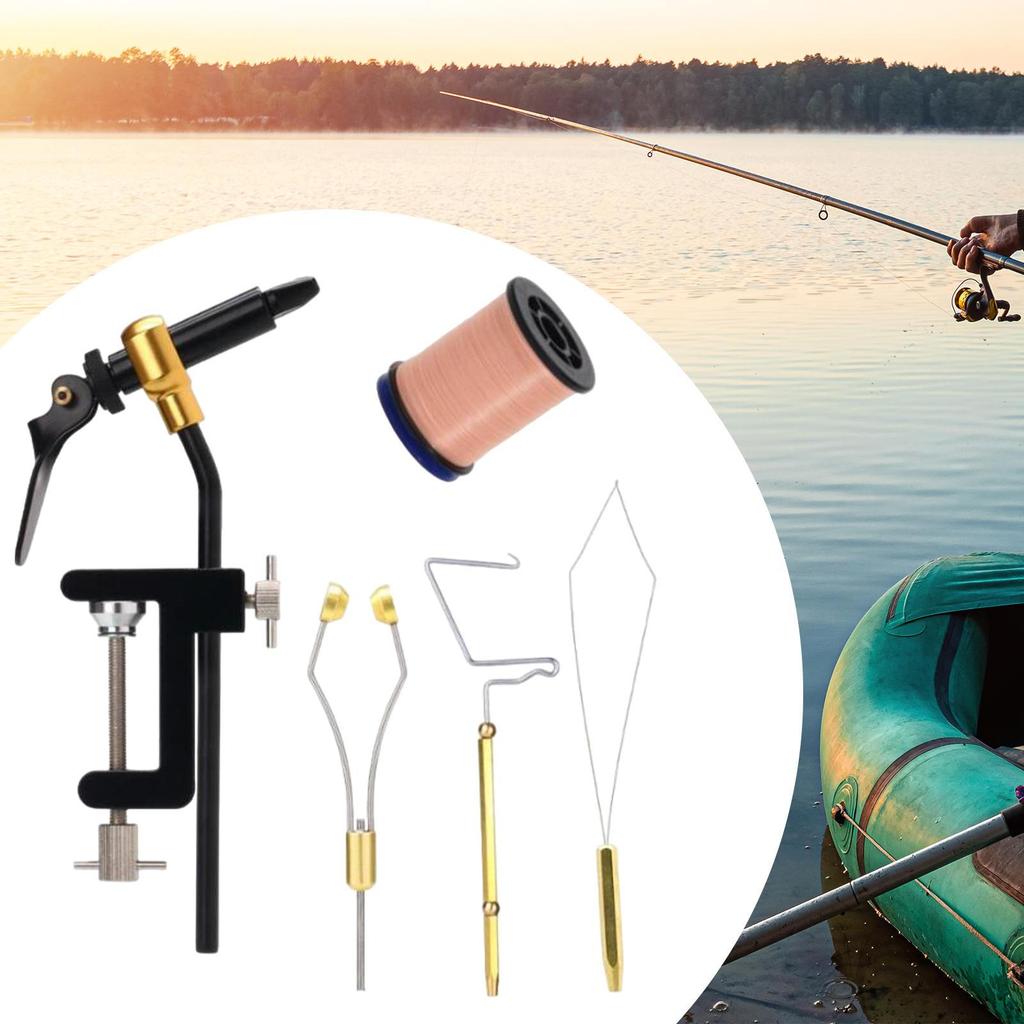 5 Fly Tying Accessories Including Bobbin Holder And Threader