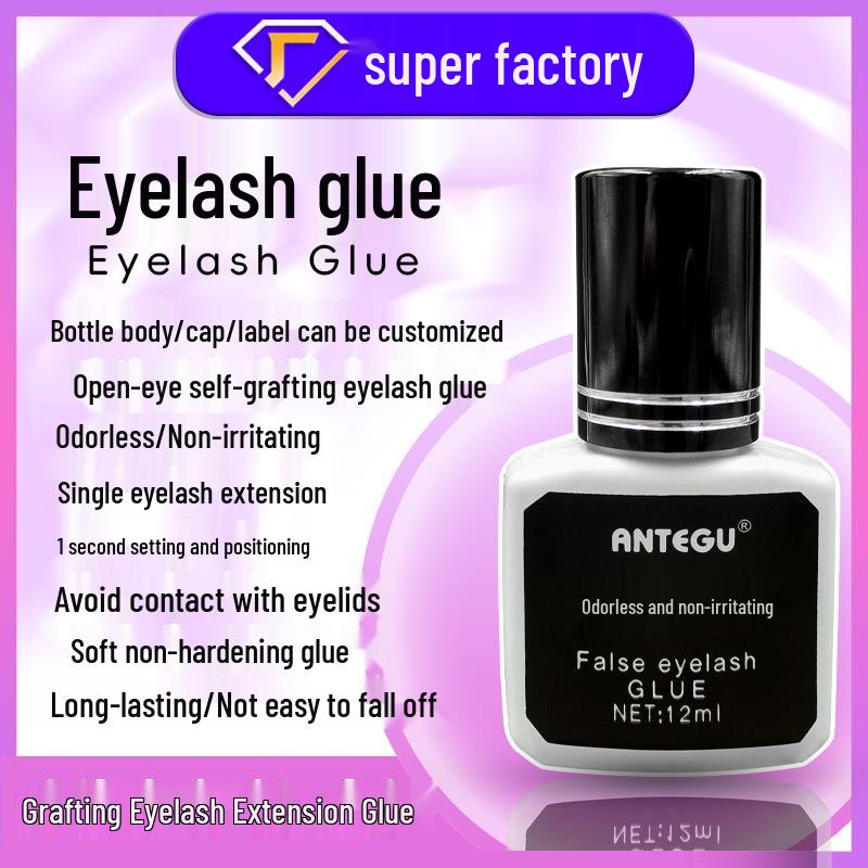 

Odorless & Non-Irritating 12ml Open-Eye Eyelash Extension Glue